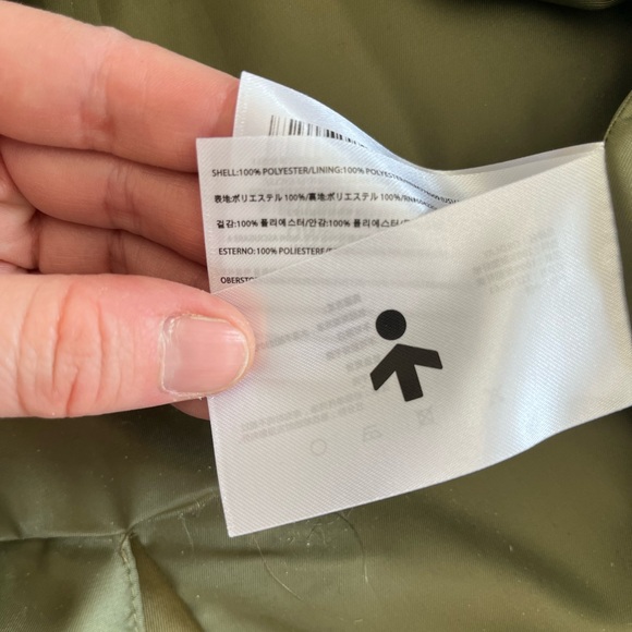 Orolay army olive green trench coat, Size M - New With Tags NWT - Picture 6 of 7